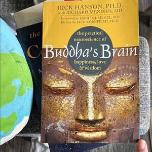Buddha's Brain by Rick Hanson — Yellow & Gold Cover Paperback